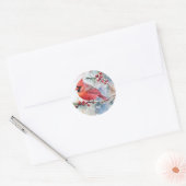 Kerst Kardinaal Sticker (Envelop)