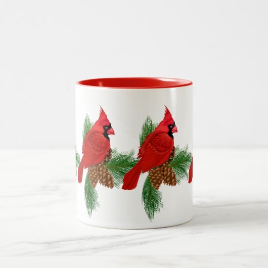 Kerst Kardinaal Vakantie koffie mok (Center)