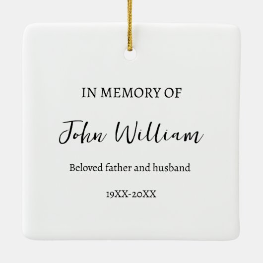 Kerst Kardinaal Verlies van Man Altijd Met U Keramisch Ornament (Achterkant)