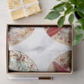 Kerst kardinale rondes tissuepapier (Geschenk)