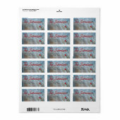 Kerst Kardoes Retouradres Labels (Full Sheet)