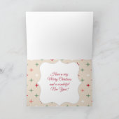 Kerst Karoling Kippen kaart! Feestdagen Kaart (Binnen)