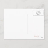 Kerst Kat Crimson Wings Briefkaart (Achterkant)