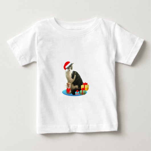 Kerst kat en schattig engeltje (Voorkant)