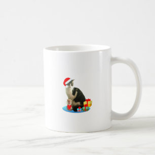 Kerst kat en schattig engeltje koffiemok