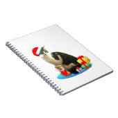 Kerst kat en schattig engeltje notitieboek (Rechterzijde)