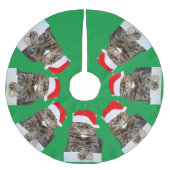 Kerst Kat Humbug Foto Boom Rok Kerstboom Rok (Voorkant)