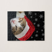 Kerst Kat Jigsaw Puzzel (Horizontaal)