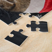 Kerst Kat Jigsaw Puzzel (Zijkant)