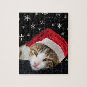 Kerst Kat Jigsaw Puzzel