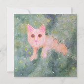 Kerst Kat Kaart (Voorkant)