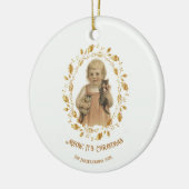 Kerst Kat  Keramisch Ornament (Links)