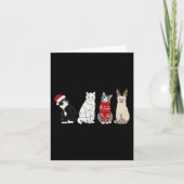 Kerst Kat Leuk Kat Liefhebbers Kat Mam Kat Pap Kaart (Voorkant)