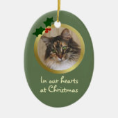  Kerst Kat Memorial Ornament (Voorkant)
