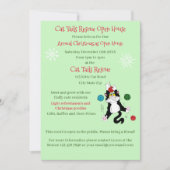 Kerst Kat Shelter Rescue Open Huis Kaart (Voorkant)