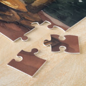 Kerst Kat Twee Lezing  Kaart Legpuzzel (Zijkant)