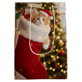 kerst katje medium cadeauzakje (Achterkant)