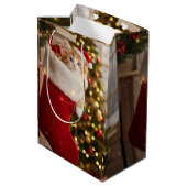 kerst katje medium cadeauzakje (Achterkant Gekanteld)