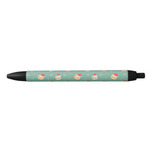 Kerst Katten in Santa Hats Patroon Pen