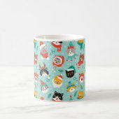 Kerst Katten In Vakantie Truien Patroon Koffiemok (Center)