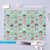 Kerst Katten In Vakantie Truien Patroon Tissuepapier (Craft)