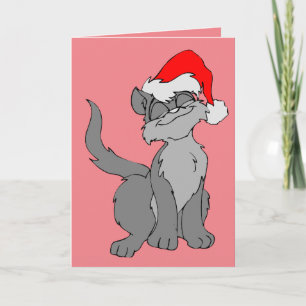 KERST KATTEN KAARTEN MET POES GELUID