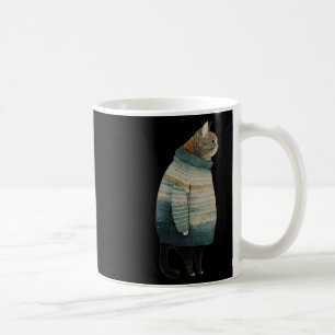 Kerst Katten Leuke Kitten Huisdier Dikke Grijze Ka Koffiemok
