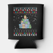 Kerst Kattenboom Lelijke Kerst Blikjeskoeler (Voorkant)