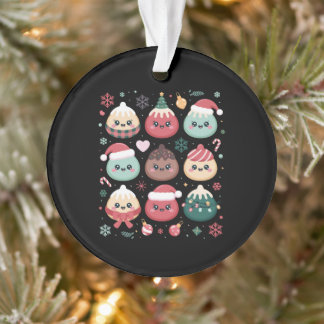 Kerst Kawaii Ornament Kneedjes Xmas Feestdag