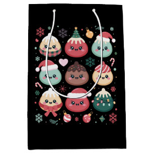 Kerst Kawaii Ornament Kneedjes Xmas Feestdag Medium Cadeauzakje