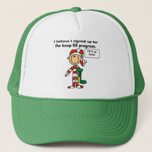 Kerst Keep Fill Programma Tshirts en Geschenken Trucker Pet