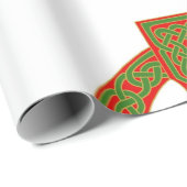 Kerst Keltische knoop inpakpapier (Rol Hoek)