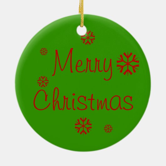 kerst keramisch ornament (Achterkant)