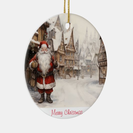 kerst keramisch ornament (Rechts)