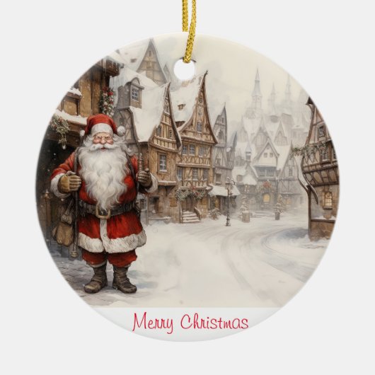  kerst keramisch ornament (Voorkant)