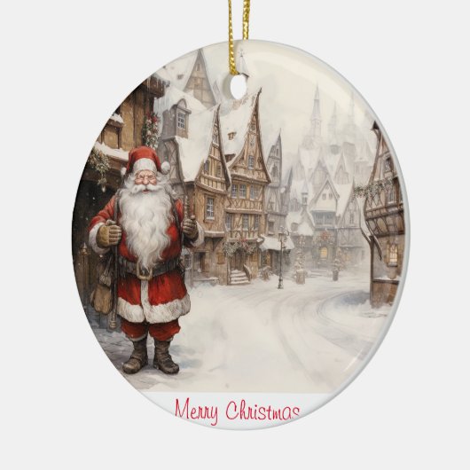 kerst keramisch ornament (Links)