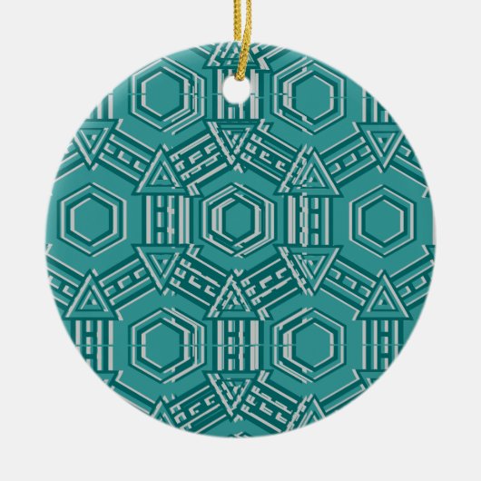  kerst keramisch ornament (Voorkant)