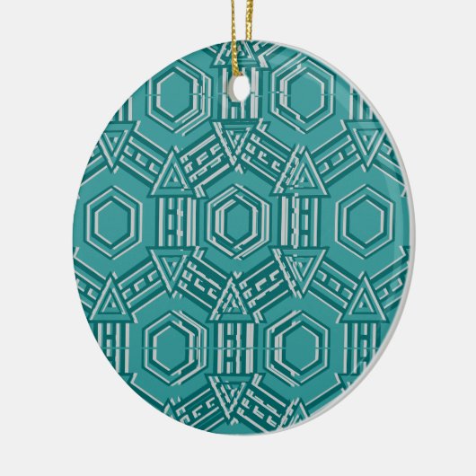  kerst keramisch ornament (Links)