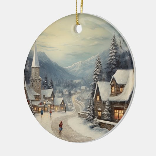 kerst keramisch ornament (Links)