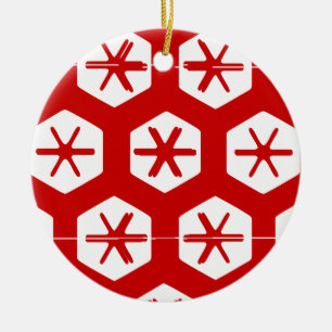 kerst keramisch ornament