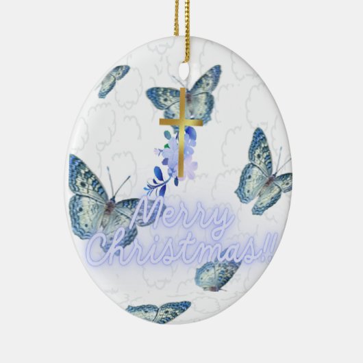 Kerst Keramisch Ornament 2024 (Rechts)