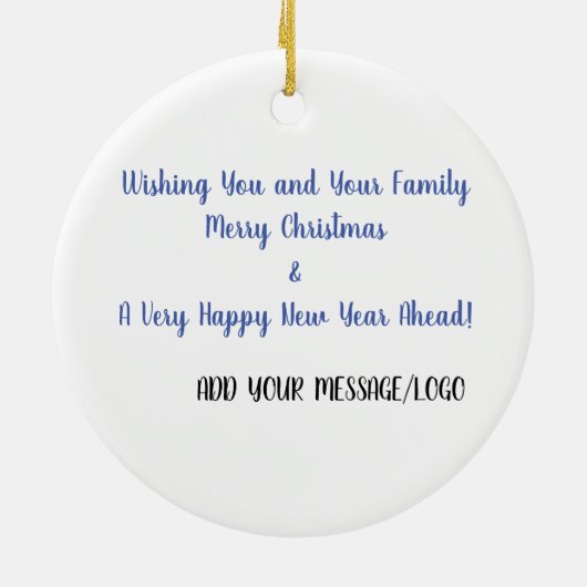  Kerst Keramisch Ornament 2024 (Achterkant)