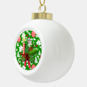 Kerst Keramische Balornament, Kerst Kaars Bal Ornament (Rechts)