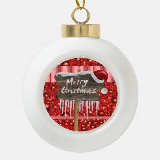 Kerst Keramische Balornament, Prettig Kerstfeest Bal Ornament