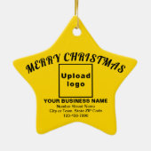 Kerst-keramische keramische keramische decoratie v (Achterkant)