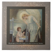  Kerst Keramische Tegel + wensen Tegeltje (Voorkant)