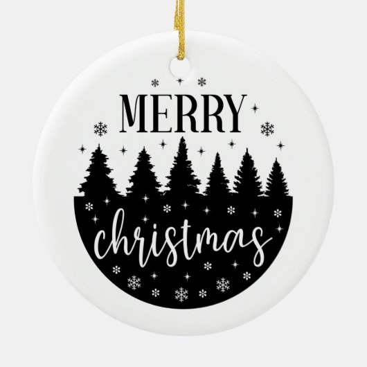 Kerst Keramische Versiering Keramisch Ornament (Achterkant)