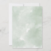 Kerst Kerk Deur Winter Scène Koppels Douche Kaart (Achterkant)