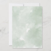 Kerst Kerk Door Winter Verlovingsfeest Kaart (Achterkant)