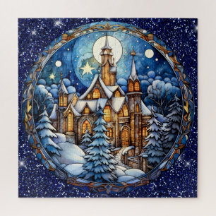 Kerst Kerk Puzzel